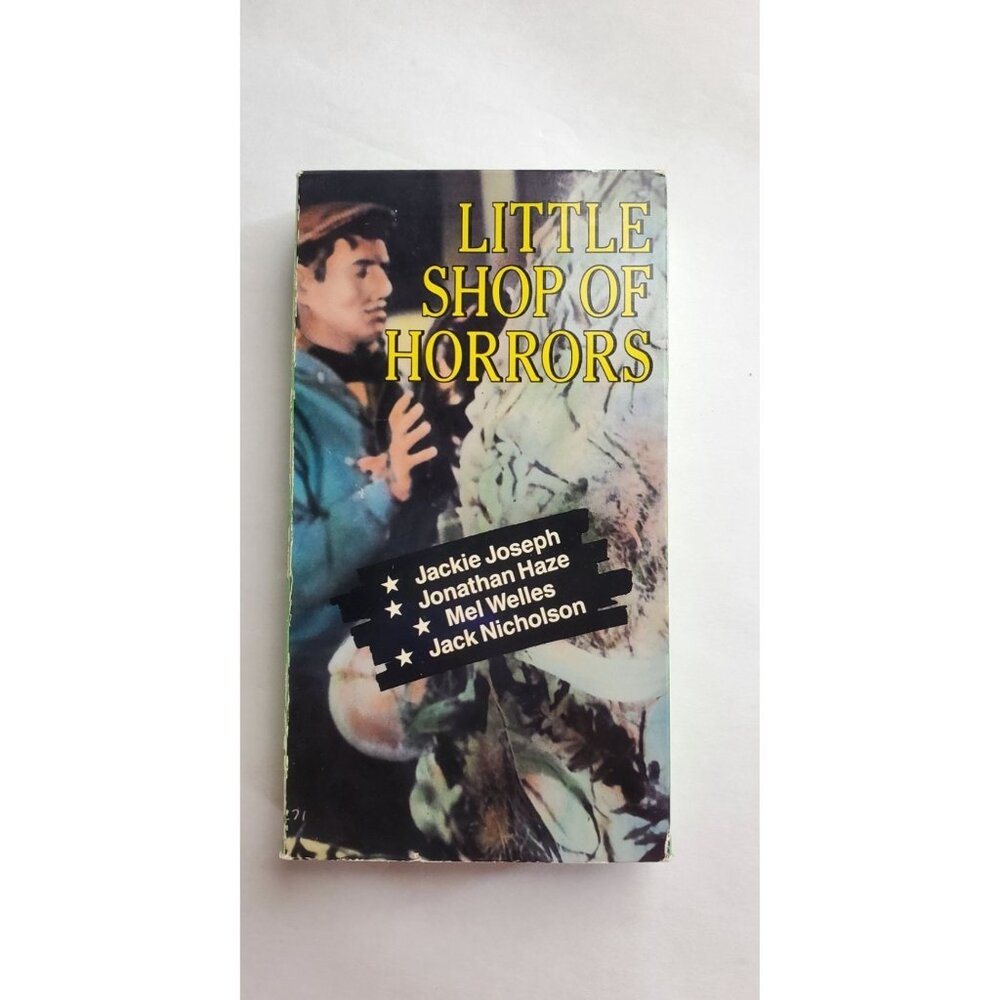 Little Shop Of Horrors VHS Tape 1961 - Jackie Joseph Jonathan Haze